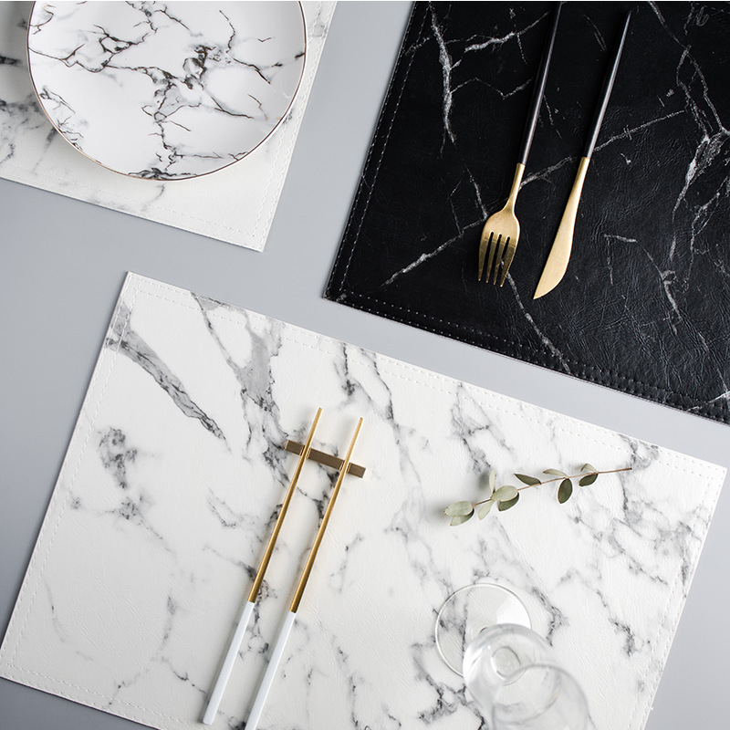 Marble Coaster Set - Cuscinetto da tavola di lusso per