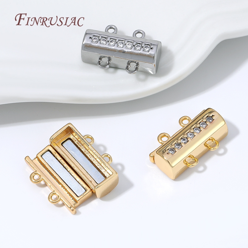Gold Plated Jewelry - Chiusura Magnetica per Collana Placcata Oro