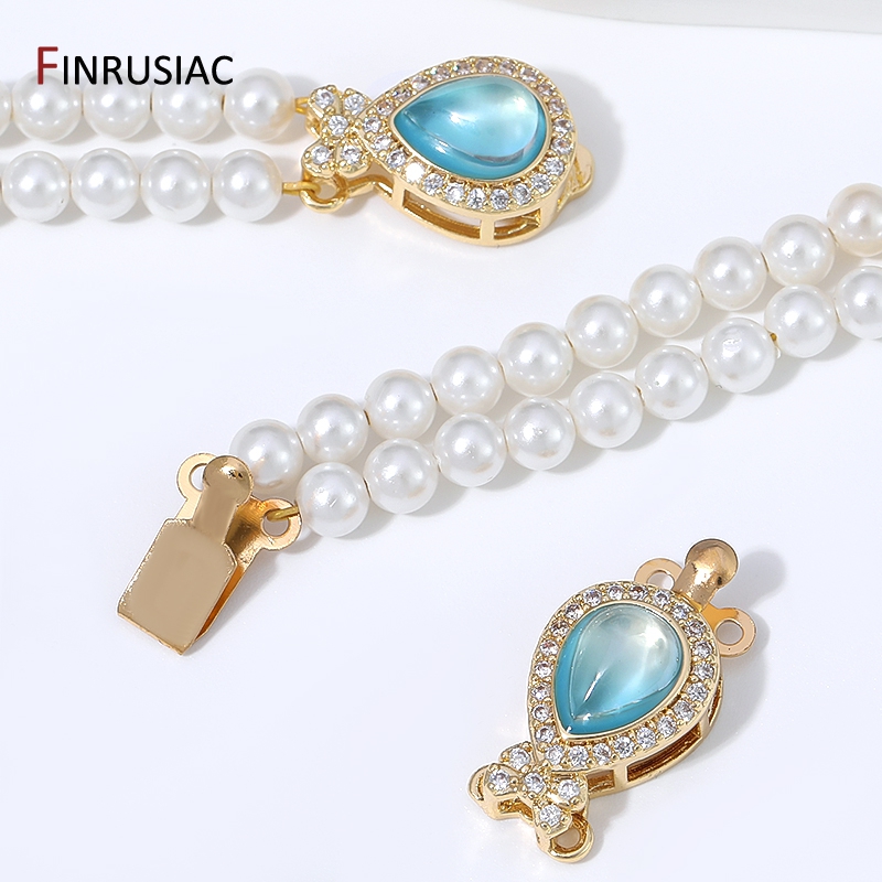 Gold Plated Jewelry - Chiusura a scatola in ottone placcato