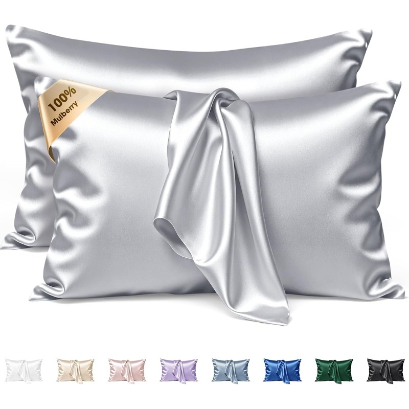 Silk Pillowcase - 2 Federe in Seta di Gelso