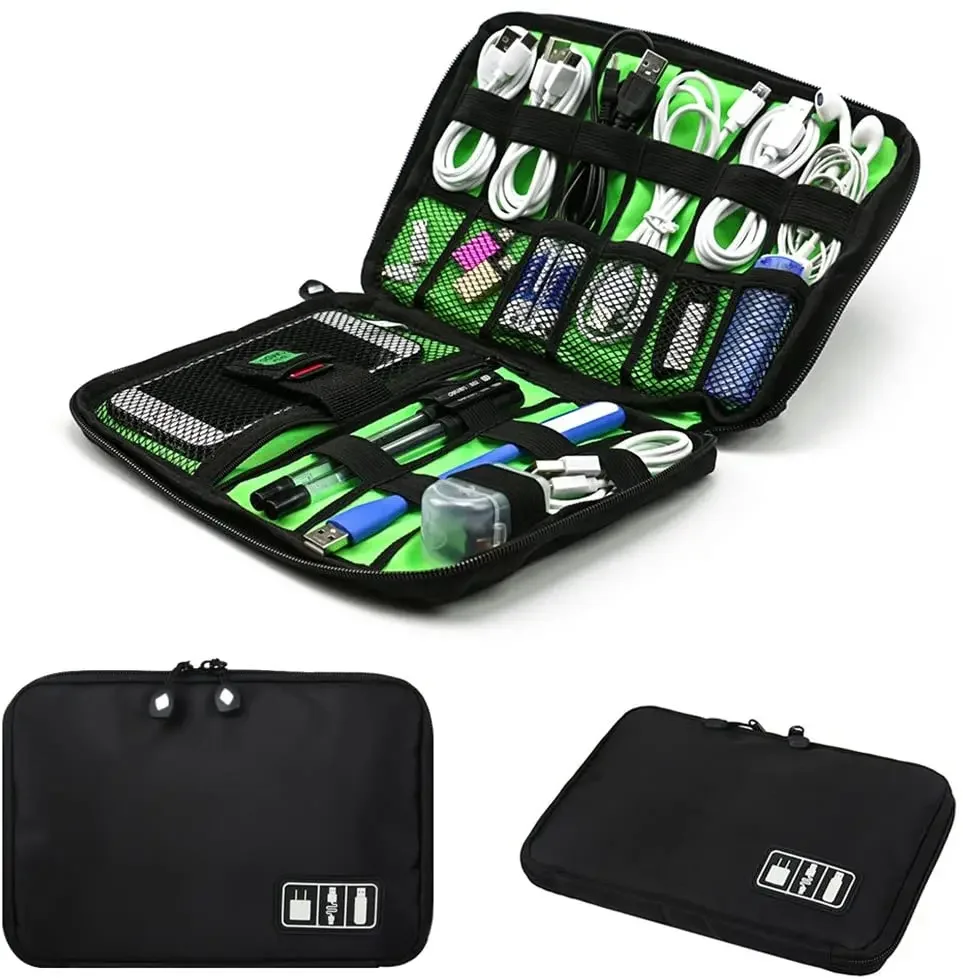 Travel Luggage Set - Kit Sistema di Organizzazione Cavi con