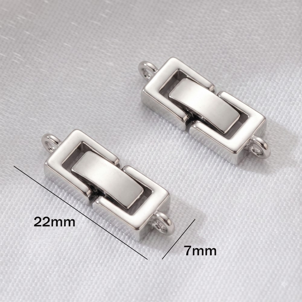 2 pezzi di chiusure a strati p - Gold Plated Jewelry recensione e prezzo