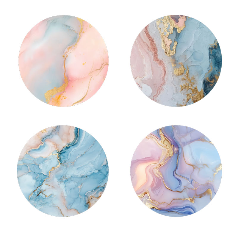 4 sottobicchieri stampati con  - Marble Coaster Set recensione e prezzo