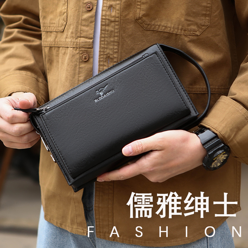 Nuova Borsa a Tracolla Antifur - Leather Wallet Men recensione e prezzo