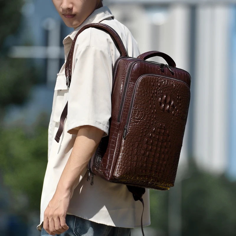 Nuovo zaino da uomo in pelle c - Leather Briefcase recensione e prezzo