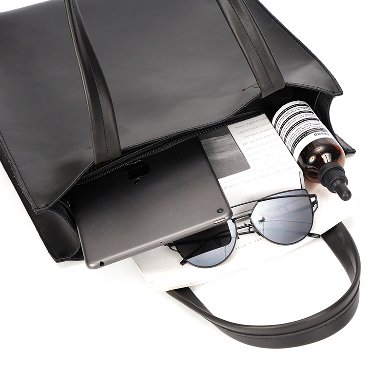 Borsa a mano minimalista in pe - Leather Briefcase recensione e prezzo